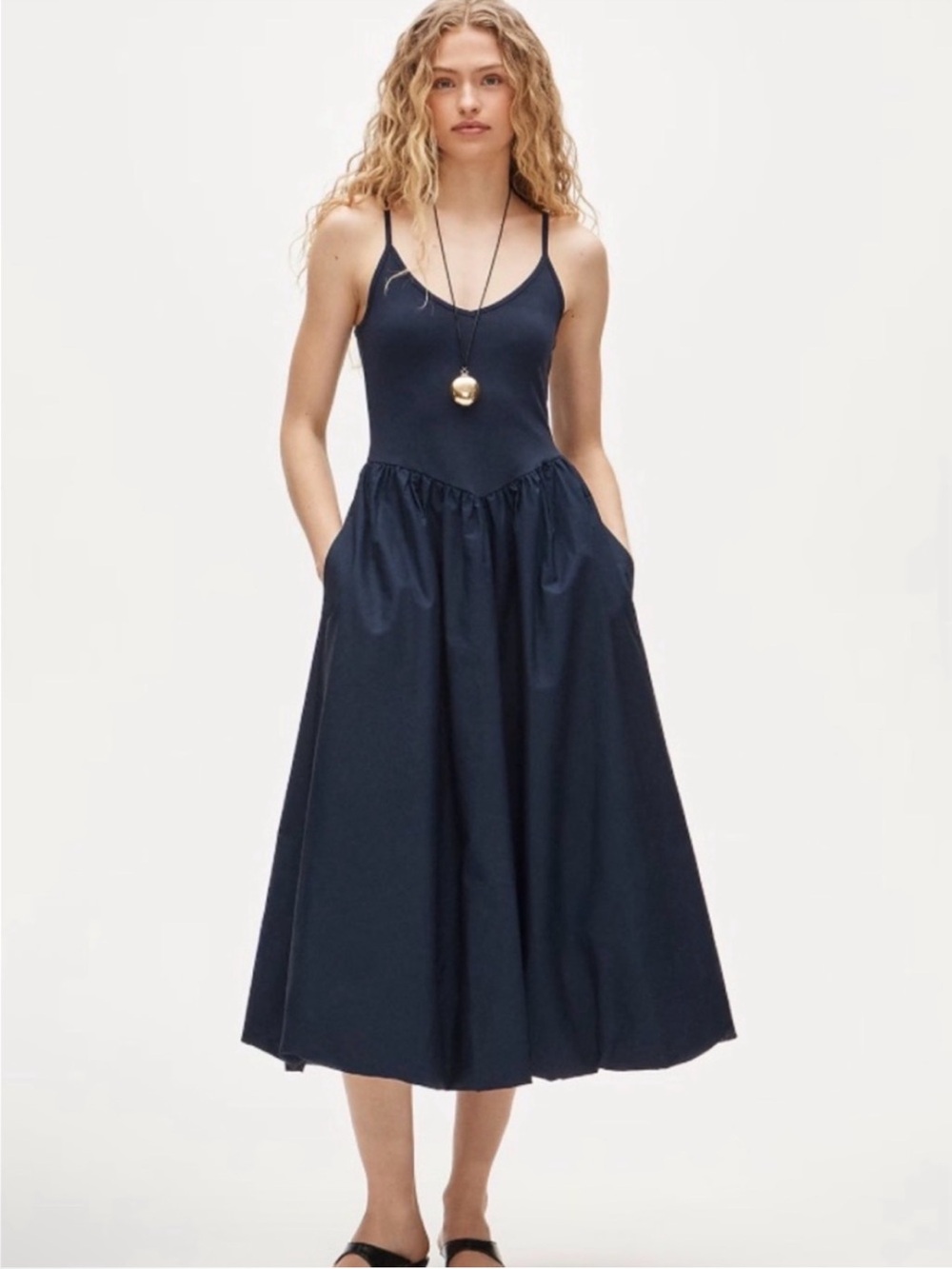 NWT J Crew Basque-waist Mixy Dress